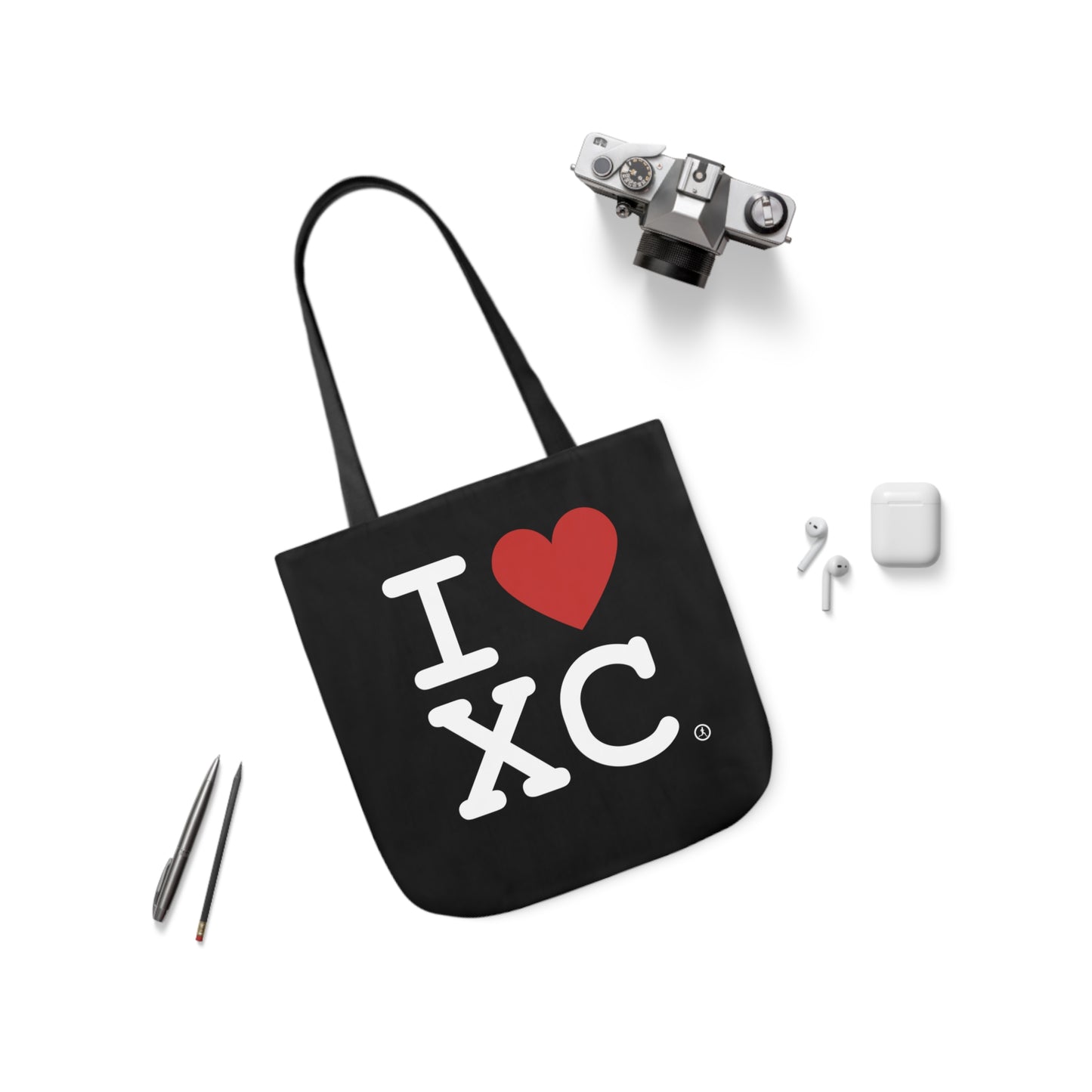 I Love XC Canvas Tote Bag