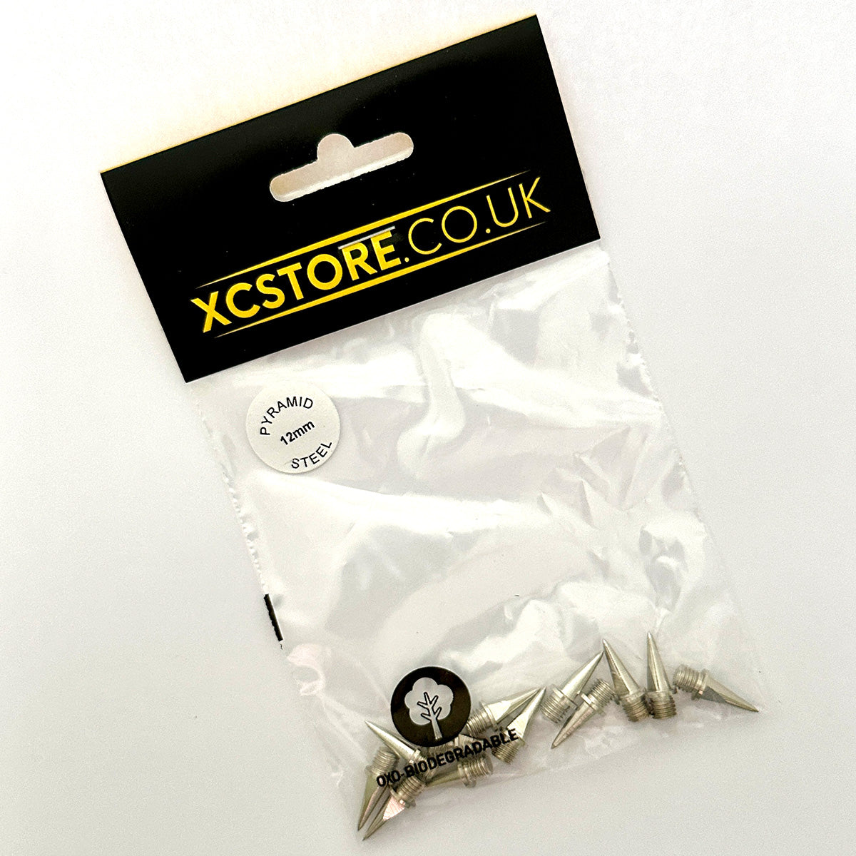 12mm XC Running Spikes Steel Pyramid XCSTORE.CO.UK